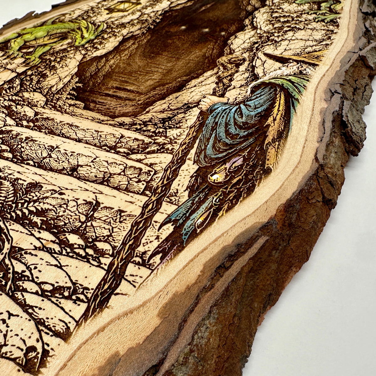 Enchanted Dragon Cavern – Hand-Painted