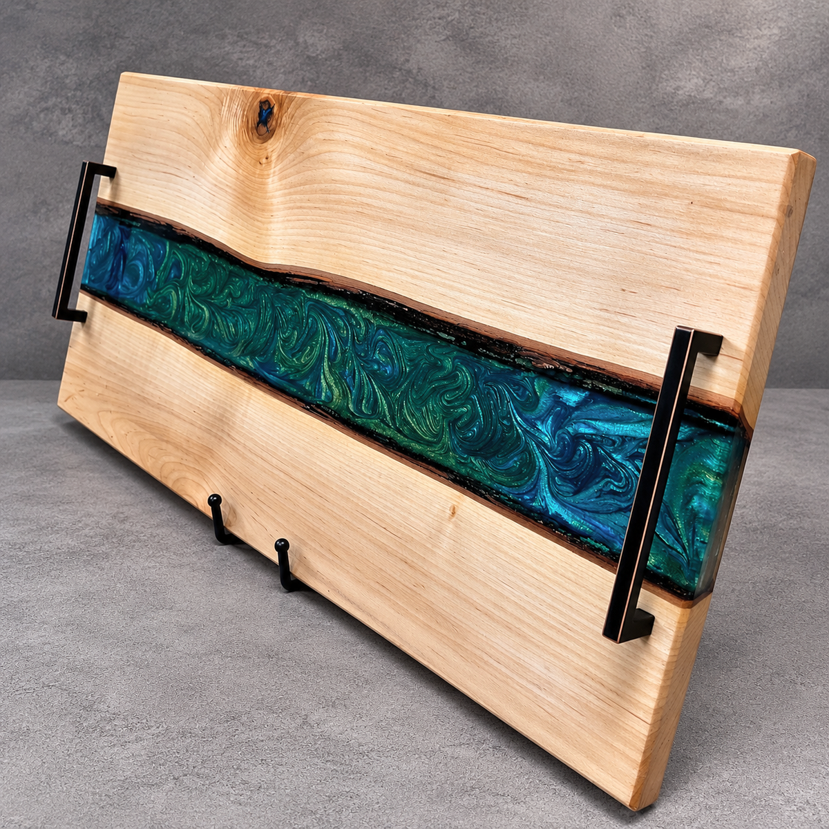 Wood Epoxy Art, Epoxy River Art, Charcuterie Board, Food Safe Serving Board, Handmade Wood Art, Personalized Wood Art, Live Edge Wood, Epoxy Resin Art, Pennsylvania Made, Trees To Home